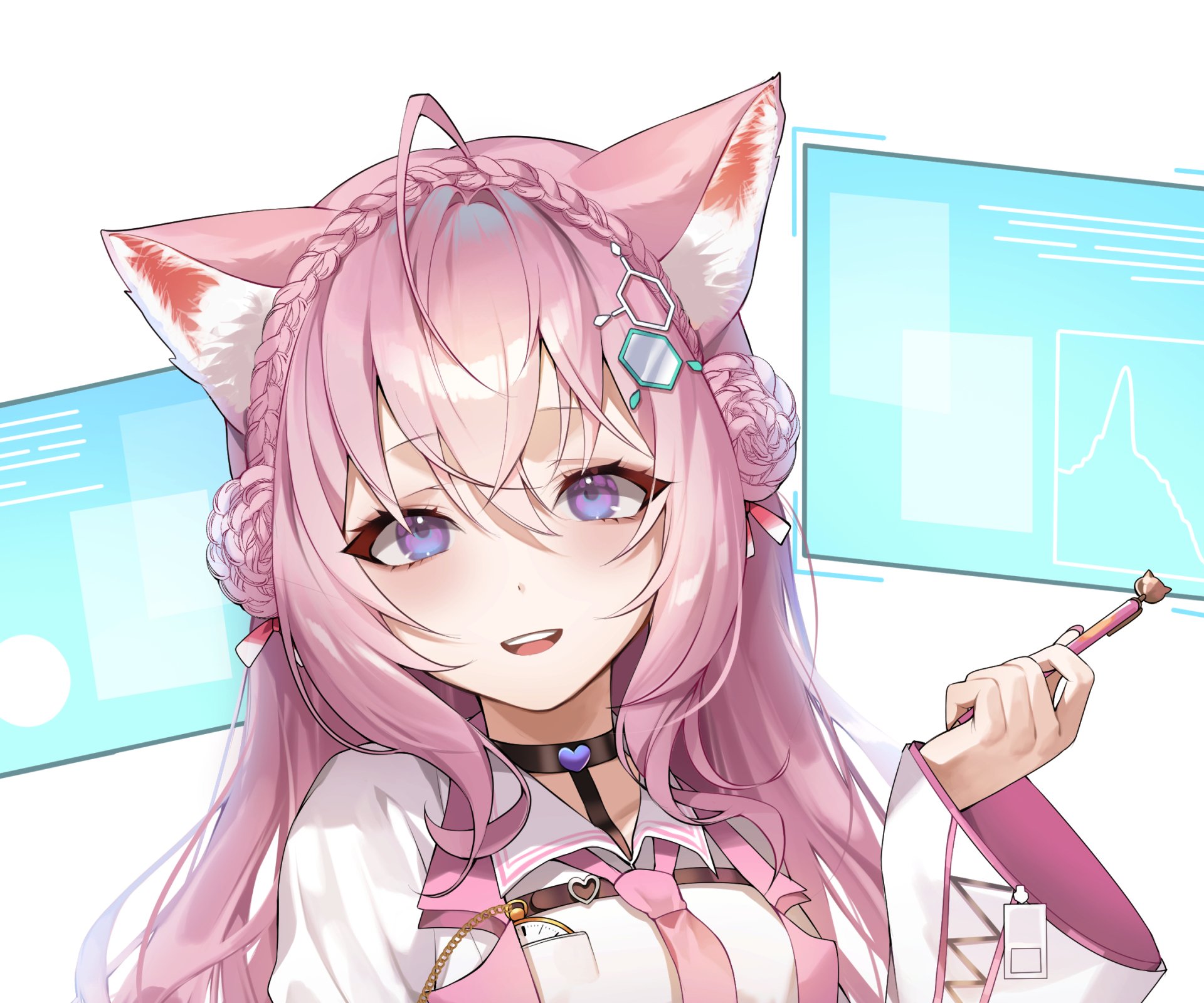 Download Hololive Hakui Koyori Anime Virtual Youtuber HD Wallpaper