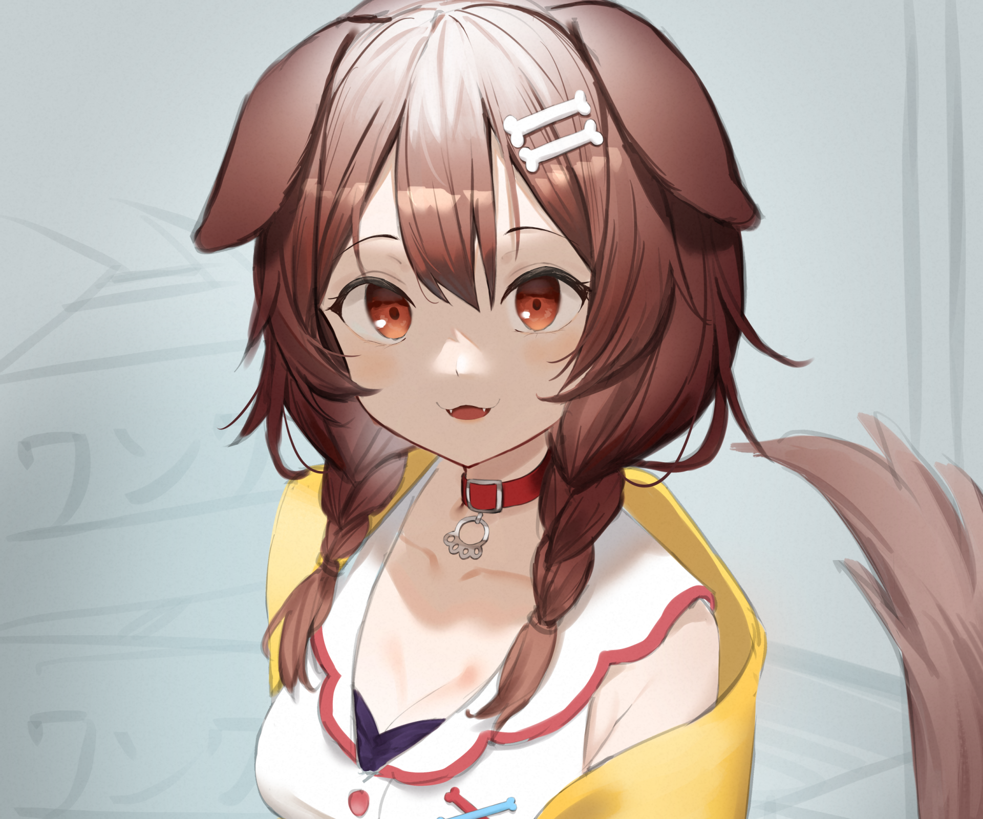 Download Hololive Inugami Korone Anime Virtual Youtuber HD Wallpaper