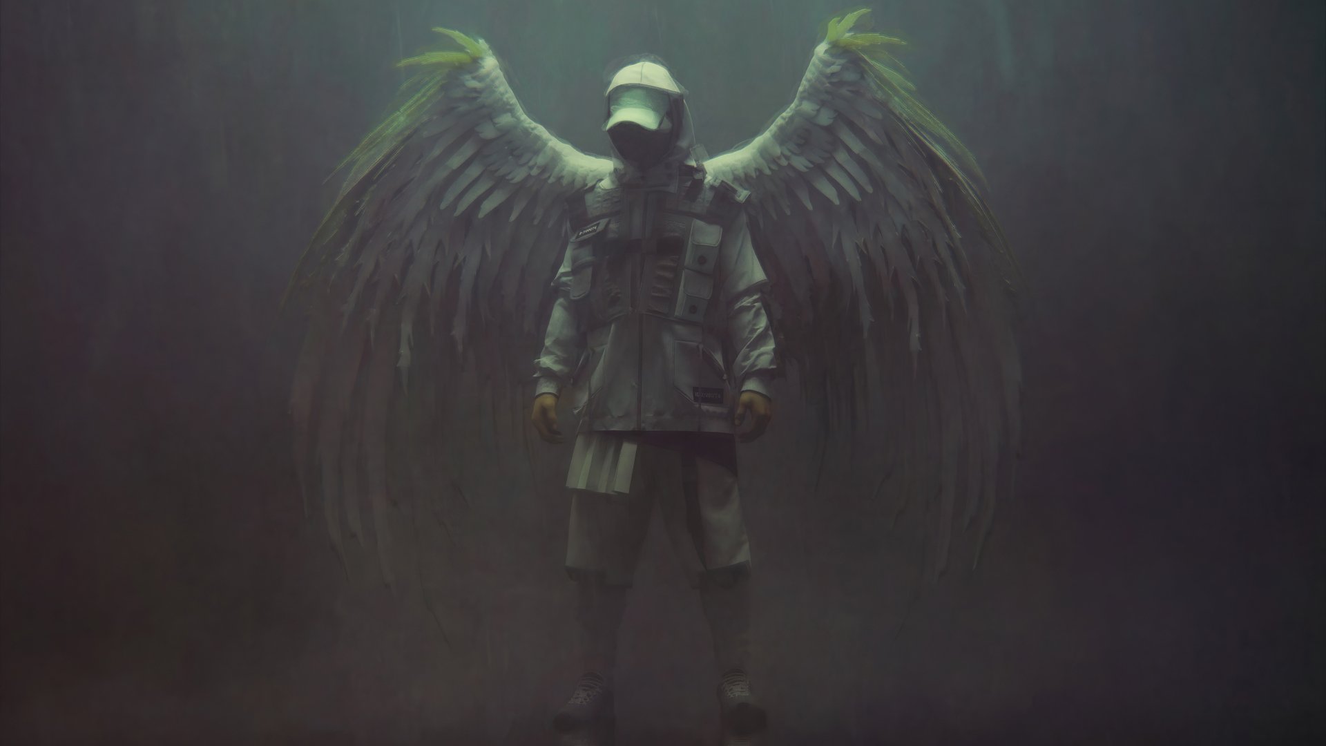 Download Wings Dark Angel 4k Ultra HD Wallpaper by huleeb