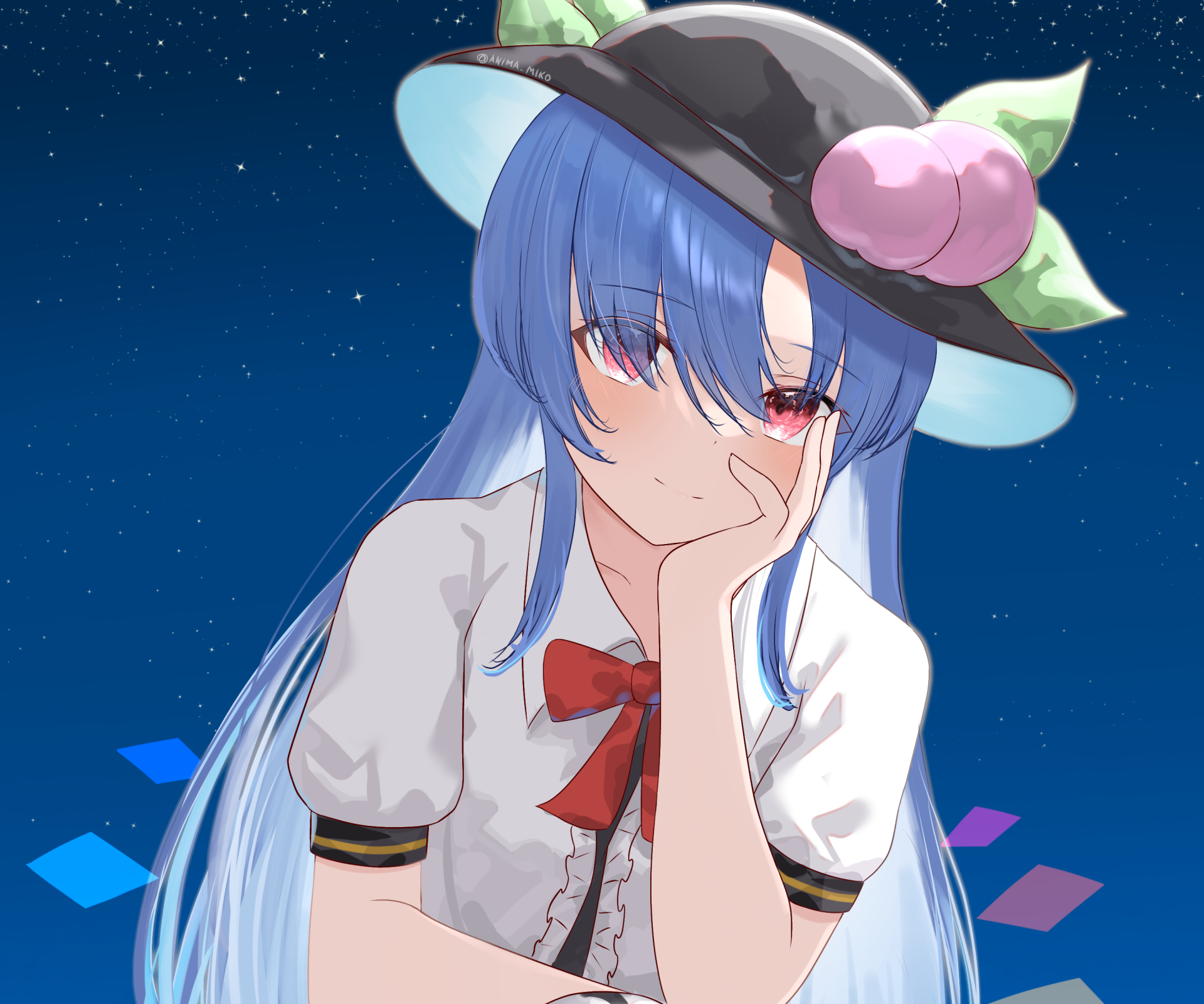 Download Tenshi Hinanawi Anime Touhou HD Wallpaper