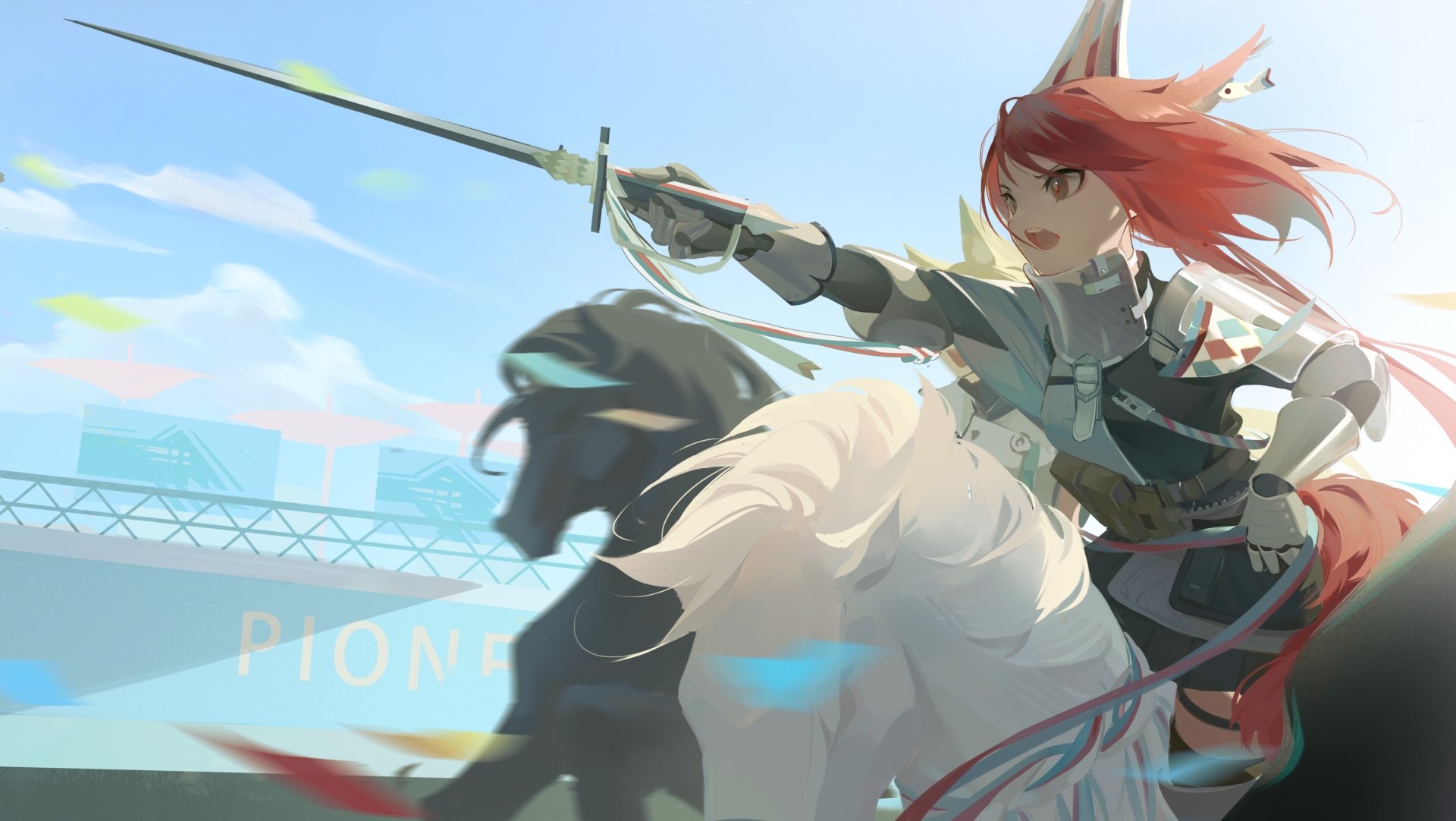 Download Flametail (Arknights) Video Game Arknights HD Wallpaper