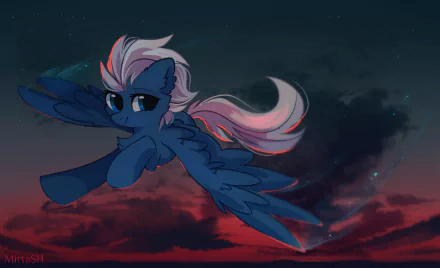 Night Glider (My Little Pony) TV Show My Little Pony: Friendship Is Magic HD Desktop Wallpaper | Background Image