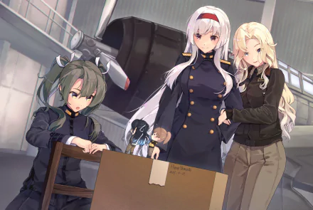 Fairy (Kancolle) Shoukaku (Kancolle) Zuikaku (Kancolle) Anime Kantai Collection HD Desktop Wallpaper | Background Image