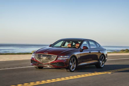 Genesis G80 3.5T AWD Sport vehicle Genesis G80 HD Desktop Wallpaper | Background Image