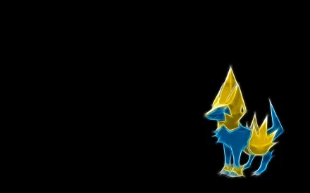 electric pokémon Manectric (Pokémon) Anime Pokemon HD Desktop Wallpaper | Background Image