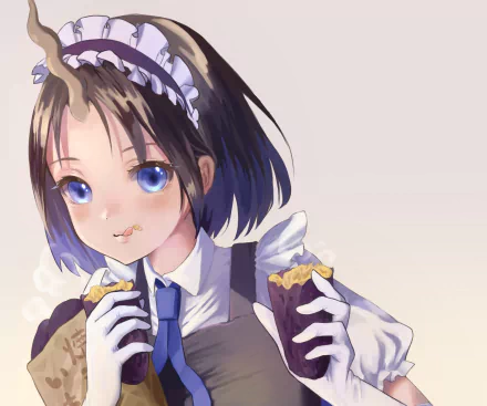 Elma (Miss Kobayashi's Dragon Maid) Anime Miss Kobayashi's Dragon Maid HD Desktop Wallpaper | Background Image