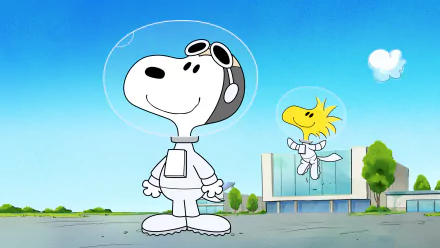 Snoopy TV Show Snoopy in Space HD Desktop Wallpaper | Background Image