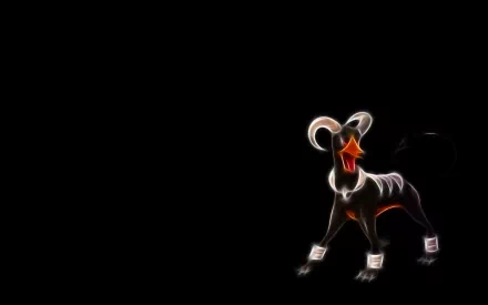 dark pokémon fire pokémon Houndoom (Pokémon) Anime Pokemon HD Desktop Wallpaper | Background Image
