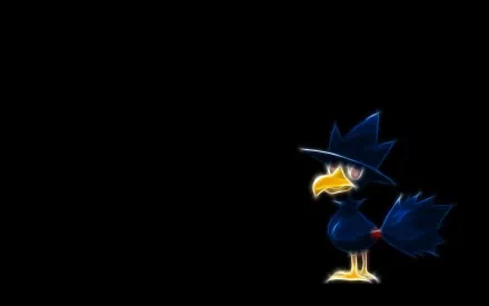 flying pokémon dark pokémon Murkrow (Pokémon) Anime Pokemon HD Desktop Wallpaper | Background Image