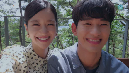  K-Drama Couple Smile Selfie