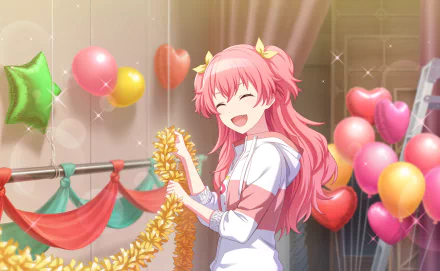 Momoi Airi video game Project Sekai: Colorful Stage! feat. Hatsune Miku HD Desktop Wallpaper | Background Image