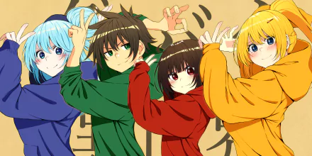 Kazuma Satou Megumin (KonoSuba) Lalatina Dustiness Ford Aqua (KonoSuba) Anime KonoSuba - God’s blessing on this wonderful world!! HD Desktop Wallpaper | Background Image