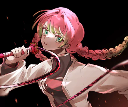 Mitsuri Kanroji Anime Demon Slayer: Kimetsu no Yaiba HD Desktop Wallpaper | Background Image