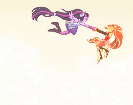 Sunset Shimmer Sci-Twi (My Little Pony) movie My Little Pony: Equestria Girls - Forgotten Friendship HD Desktop Wallpaper | Background Image