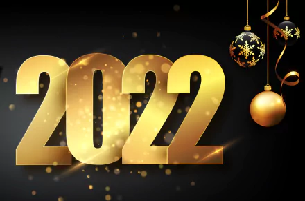 holiday New Year 2022 HD Desktop Wallpaper | Background Image