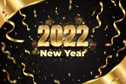 holiday New Year 2022 HD Desktop Wallpaper | Background Image