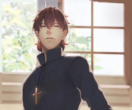 Kirei Kotomine Anime Fate/Zero HD Desktop Wallpaper | Background Image