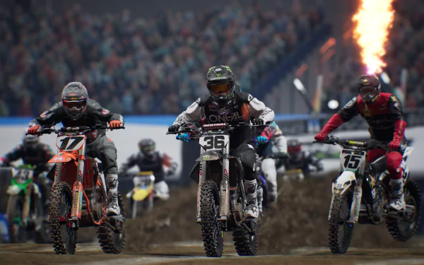 video game Monster Energy Supercross - The Official Videogame 5 HD Desktop Wallpaper | Background Image