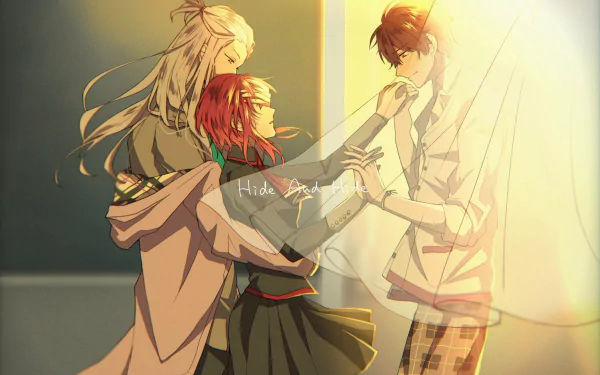 Sena Hiyori Gyobu Souta Dazai Mei video game Charade Maniacs HD Desktop Wallpaper | Background Image