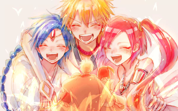 Morgiana (Magi) Alibaba Saluja Aladdin (Magi) Anime Magi: the labyrinth of magic HD Desktop Wallpaper | Background Image