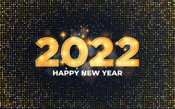 Happy New Year holiday New Year 2022 HD Desktop Wallpaper | Background Image