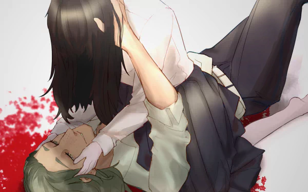 Shindou Ringo Kururugi Shiki Anime Club Suicide HD Desktop Wallpaper | Background Image