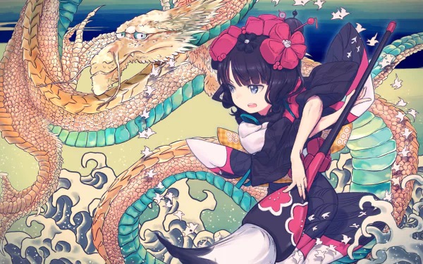 Katsushika Hokusai (Fate/Grand Order) Foreigner (Fate/Grand Order) Anime Fate/Grand Order HD Desktop Wallpaper | Background Image