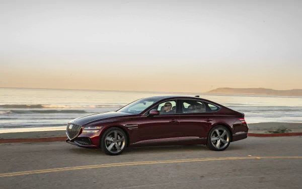 Genesis G80 3.5T AWD Sport vehicle Genesis G80 HD Desktop Wallpaper | Background Image