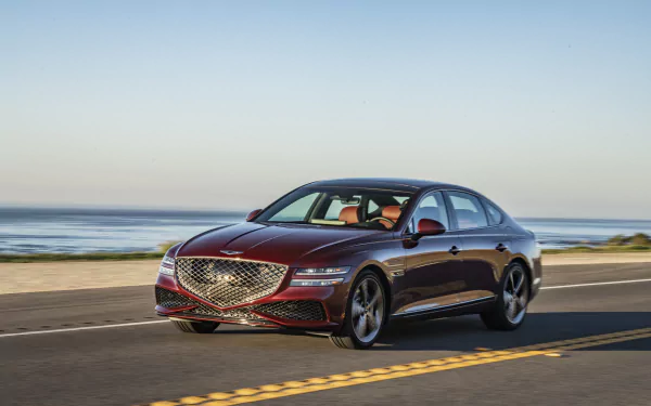 Genesis G80 3.5T AWD Sport vehicle Genesis G80 HD Desktop Wallpaper | Background Image