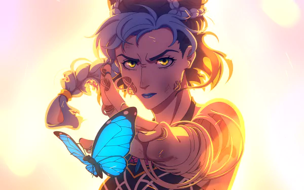 Stone Ocean (Jojo's Bizarre Adventure) Jolyne Cujoh Anime Jojo's Bizarre Adventure HD Desktop Wallpaper | Background Image