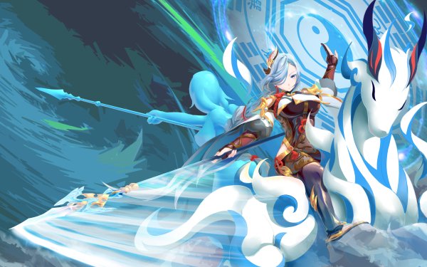 Video Game Genshin Impact Shenhe HD Wallpaper | Background Image