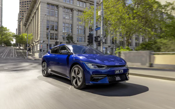 electric car SUV vehicle Kia EV6 GT Line HD Desktop Wallpaper | Background Image