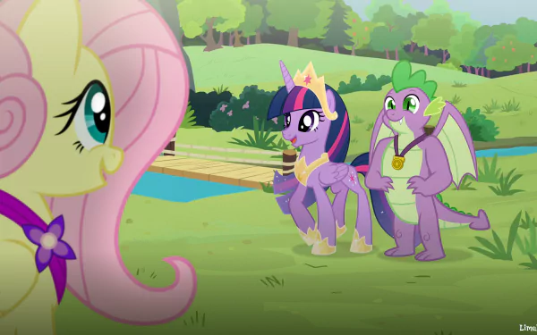 Spike (My Little Pony) Twilight Sparkle Fluttershy (My Little Pony) TV Show My Little Pony: Friendship Is Magic HD Desktop Wallpaper | Background Image