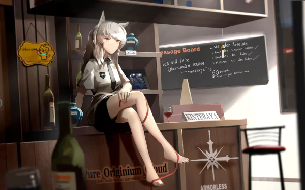 Platinum (Arknights) video game Arknights HD Desktop Wallpaper | Background Image