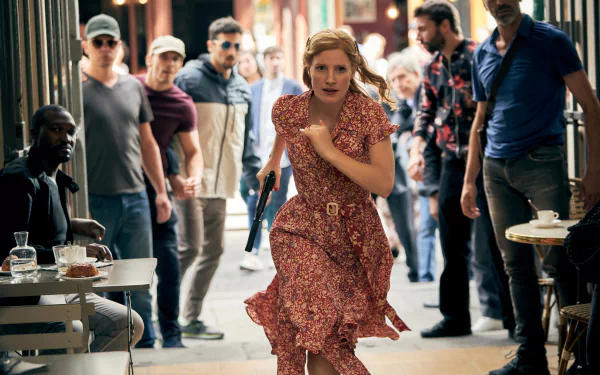 Jessica Chastain movie The 355 HD Desktop Wallpaper | Background Image