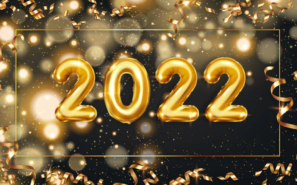 holiday New Year 2022 HD Desktop Wallpaper | Background Image