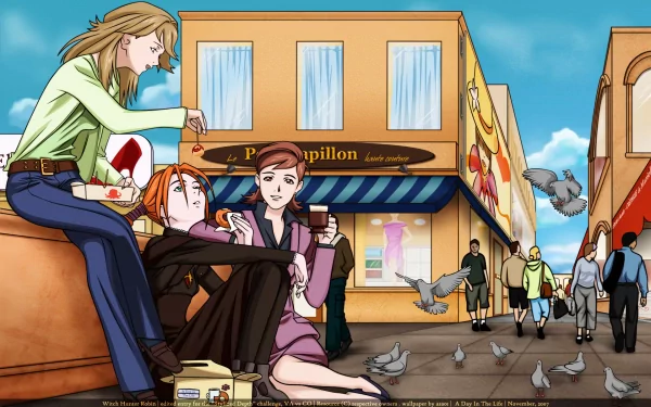 Anime Witch Hunter Robin HD Desktop Wallpaper | Background Image