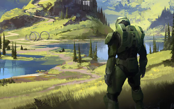 Master Chief video game Halo Infinite HD Desktop Wallpaper | Background Image