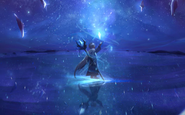 reflection magic fantasy sorcerer HD Desktop Wallpaper | Background Image