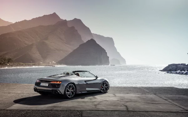 cabriolet vehicle Audi R8 V10 HD Desktop Wallpaper | Background Image