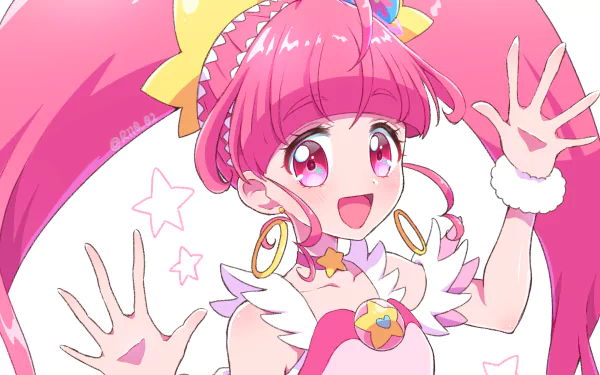 Hoshina Hikaru Cure Star Anime Star☆Twinkle Precure HD Desktop Wallpaper | Background Image
