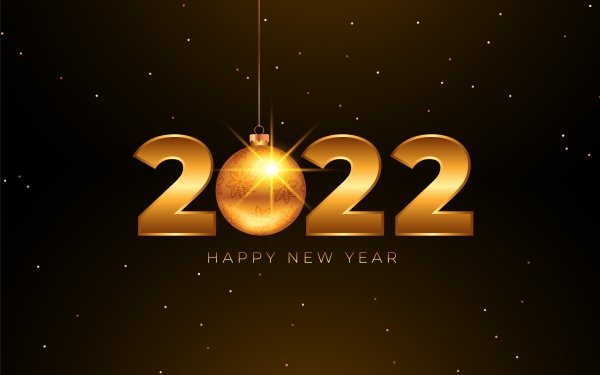 Holiday New Year 2022 Happy New Year HD Wallpaper | Background Image
