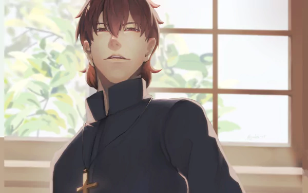 Kirei Kotomine Anime Fate/Zero HD Desktop Wallpaper | Background Image