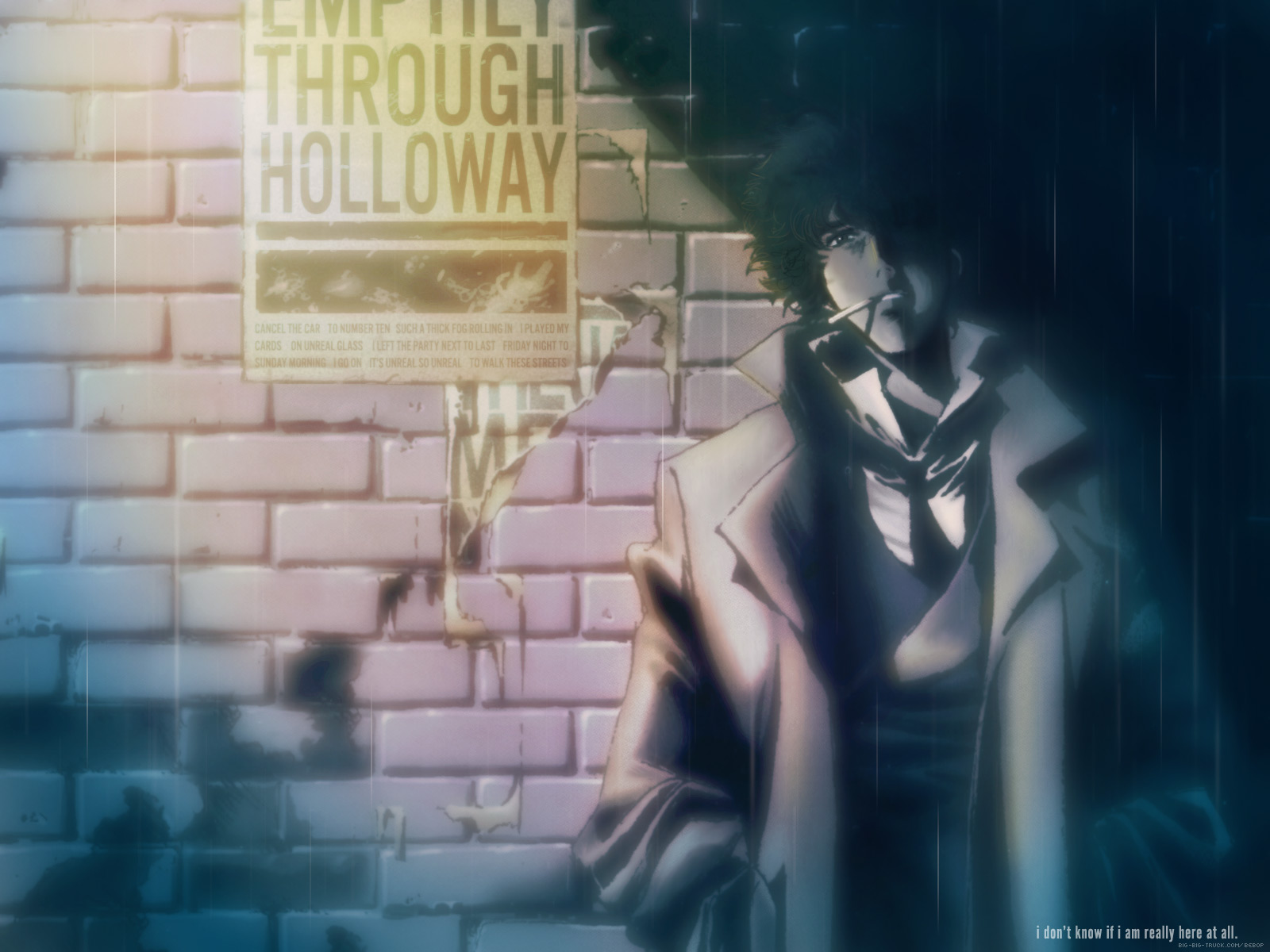 Spike Spiegel, the protagonist from the Anime series Cowboy Bebop, in a dynamic pose.