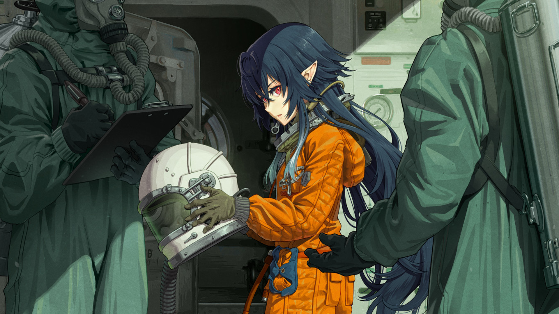 Anime Irina: The Vampire Cosmonaut HD Wallpaper | Background Image