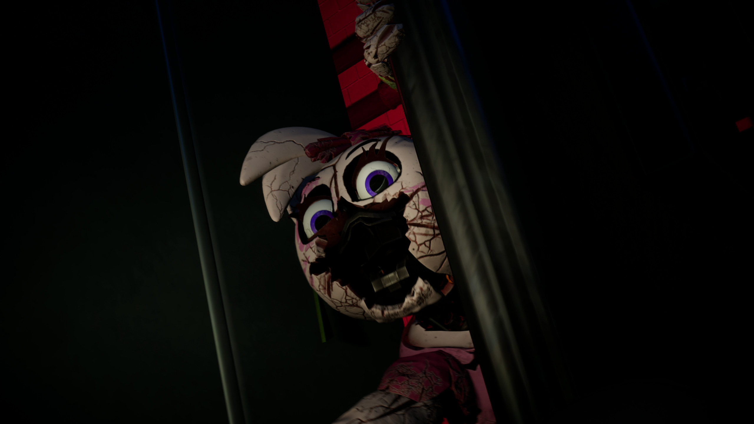 Download Dark Withered Chica FNAF Wallpaper