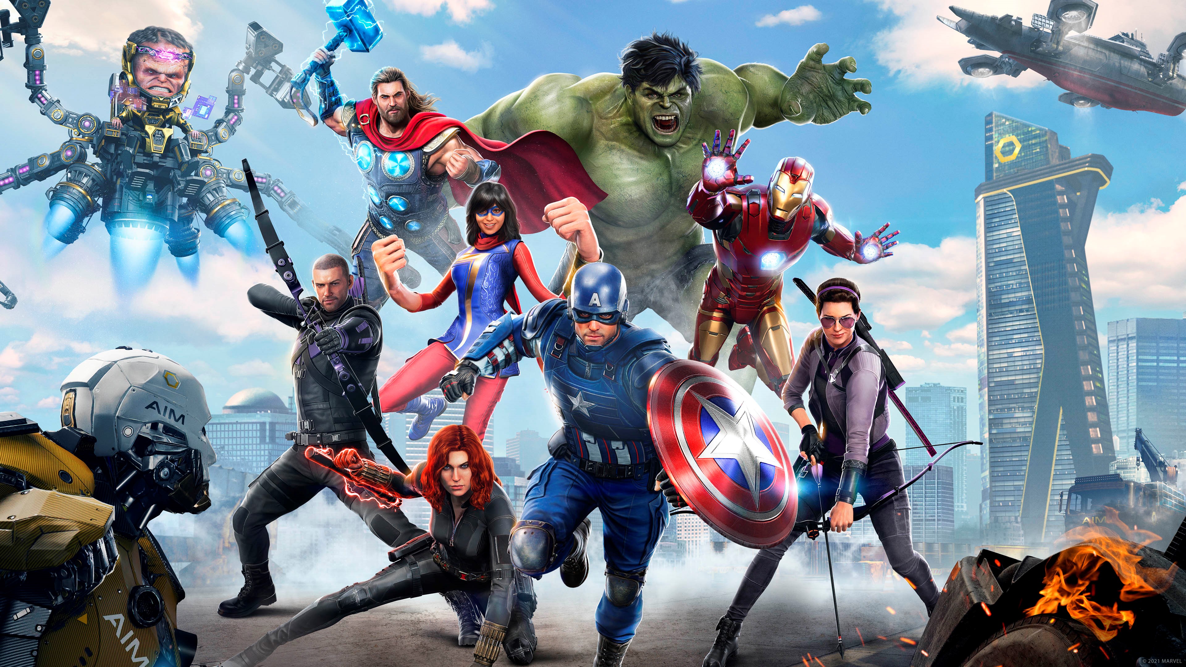 Marvel's Avengers 4k Ultra HD Wallpaper