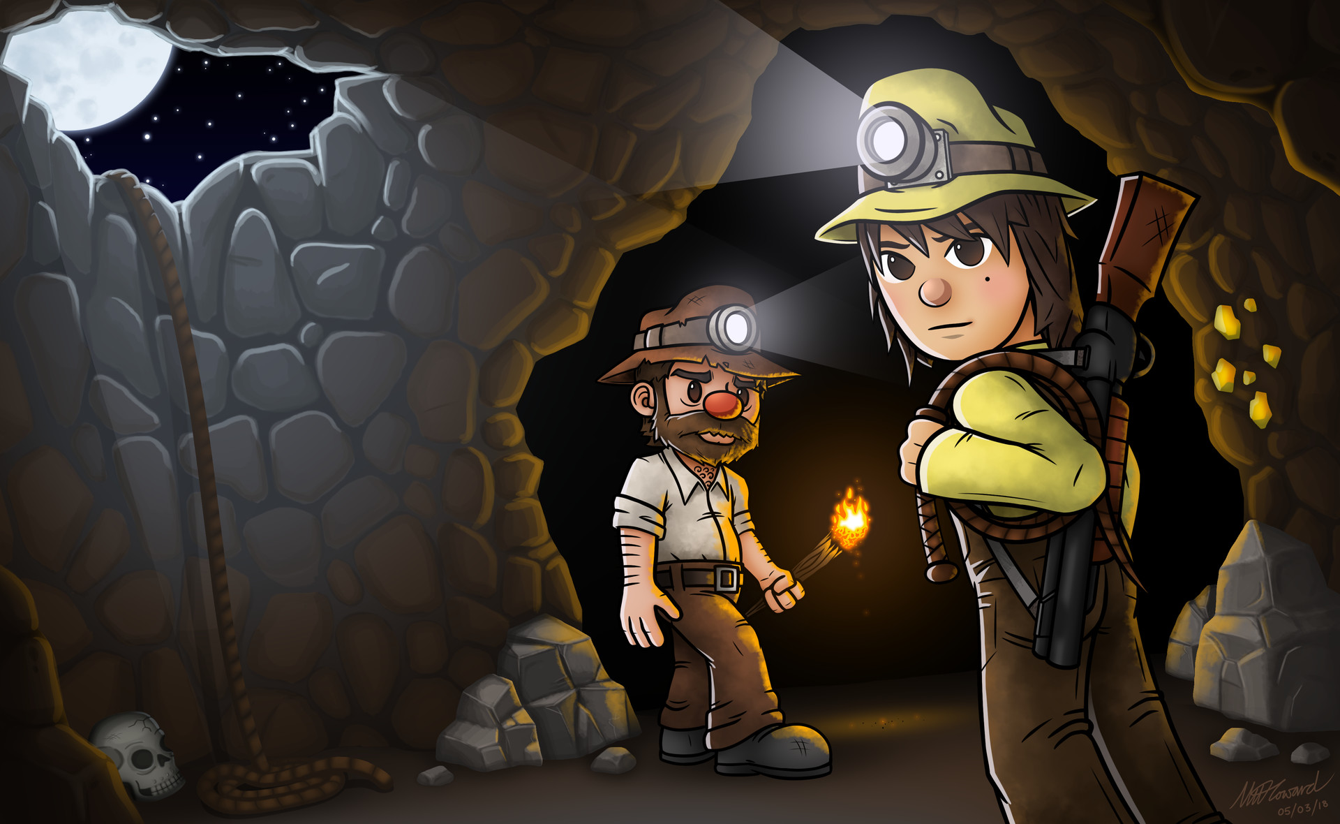 Download Video Game Spelunky 2 HD Wallpaper by Nathaniel Howard
