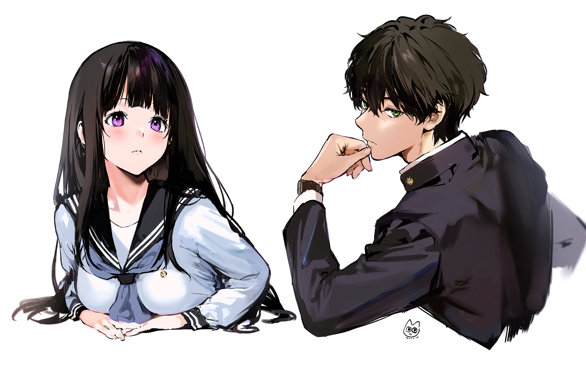 Anime Hyouka HD Wallpaper by mery__S2_