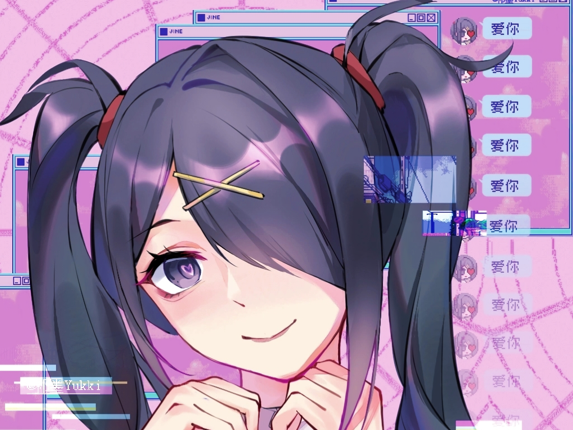 Video Game NEEDY GIRL OVERDOSE HD Wallpaper | Background Image